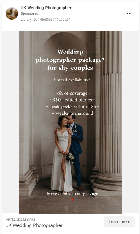 facebook ads for photographers