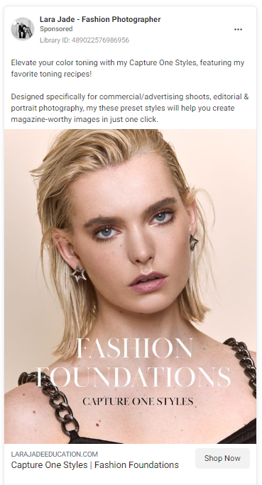 facebook ads for photographers
